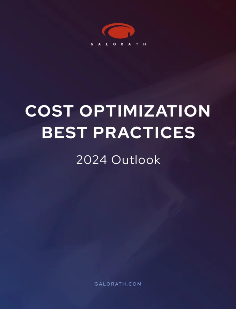 Galorath cover "Cost optimization best practices"